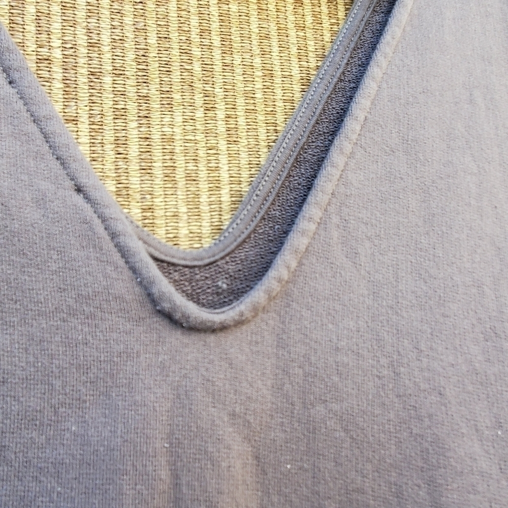 Zara Trafaluc V-Neck Sweatshirt Dress - Picture 6 of 7